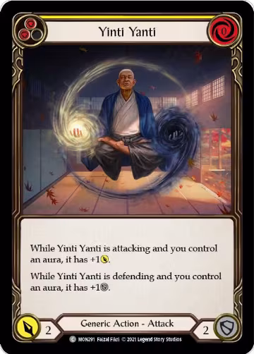 Yinti Yanti (Yellow) (MON291), Monarch — Flesh & Blood card price
