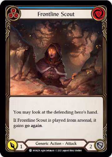 Frontline Scout (Blue) (MON274), Monarch — Flesh & Blood card price