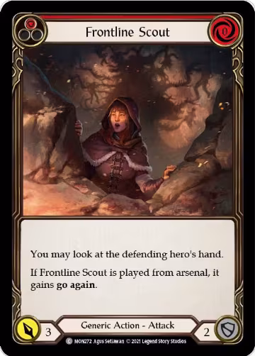 Frontline Scout (Red) (MON272), Monarch — Flesh & Blood card price