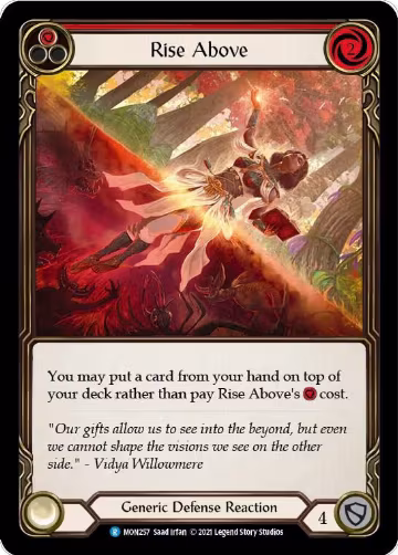 Rise Above (Red) (MON257), Monarch — Flesh & Blood card price