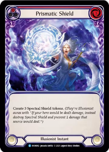 Prismatic Shield (Red) (MON092), Monarch — Flesh & Blood card price