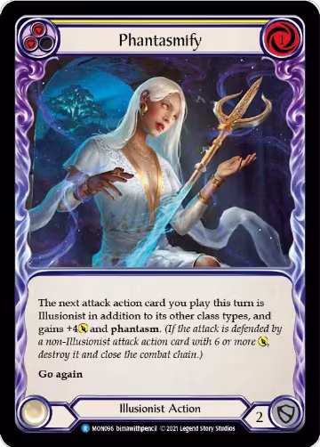 Phantasmify (Yellow) (MON096), Monarch — Flesh & Blood card price