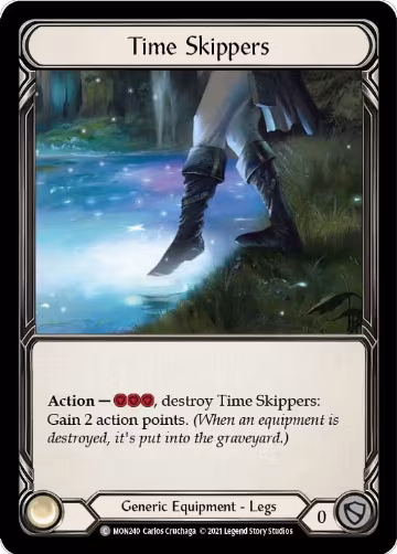Time Skippers (MON240), Monarch — Flesh & Blood card price