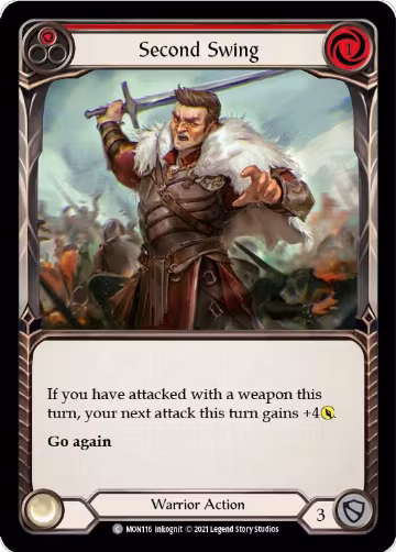 Second Swing (Red) (MON116), Monarch — Flesh & Blood card price