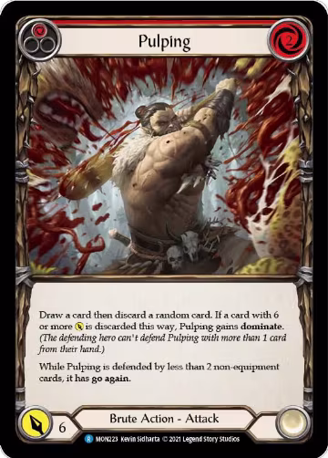 Pulping (Red) (MON223), Monarch — Flesh & Blood card price