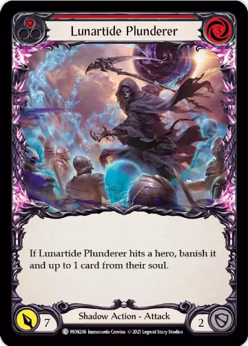 Lunartide Plunderer (Red) (MON206), Monarch — Flesh & Blood card price