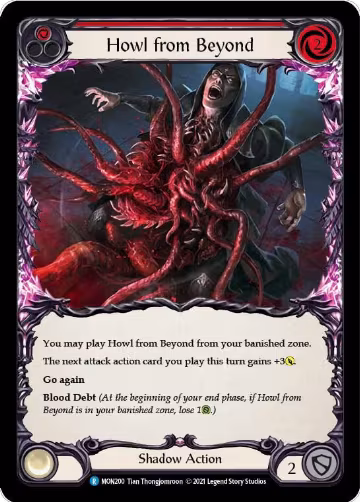 Howl from Beyond (Red) (MON200), Monarch — Flesh & Blood card price