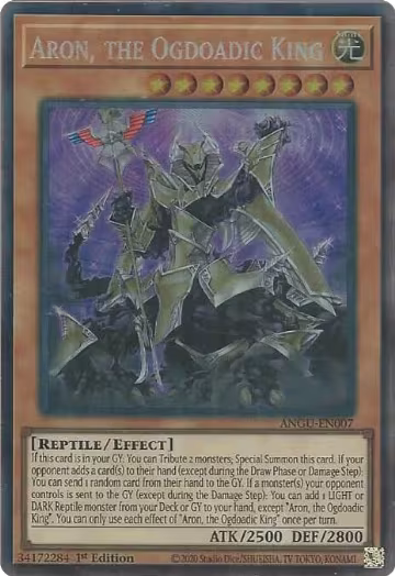 Aron, the Ogdoadic King (CR) (ANGU-EN007), Ancient Guardians — Yu-Gi-Oh! card price