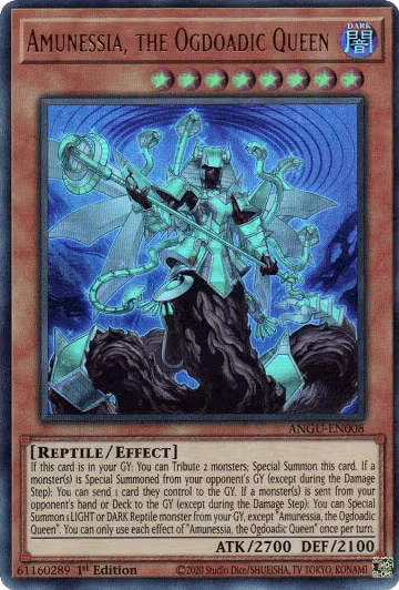 Amunessia, the Ogdoadic Queen (ANGU-EN008), Ancient Guardians — Yu-Gi-Oh! card price