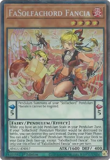 FaSolfachord Fancia (CR) (ANGU-EN017), Ancient Guardians — Yu-Gi-Oh! card price