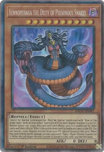 Vennominaga the Deity of Poisonous Snakes (CR) (ANGU-EN041), Ancient Guardians — Yu-Gi-Oh! card price