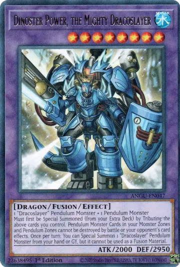 Dinoster Power, the Mighty Dracoslayer (ANGU-EN047), Ancient Guardians — Yu-Gi-Oh! card price