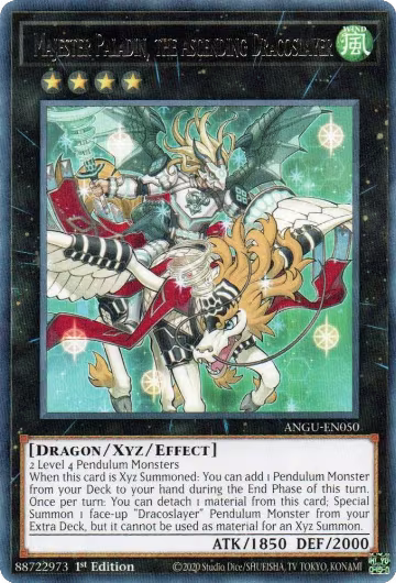 Majester Paladin, the Ascending Dracoslayer (ANGU-EN050), Ancient Guardians — Yu-Gi-Oh! card price