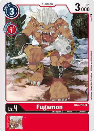 Fugamon (BT4-010 C), Great Legend — Digimon card price
