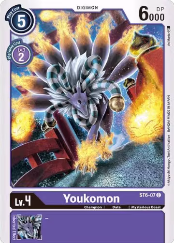 Youkomon (ST6-07 C), Starter Deck 06: Venomous Violet — Digimon card price