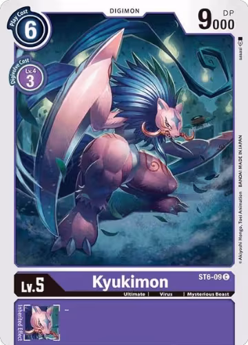 Kyukimon (ST6-09 C), Starter Deck 06: Venomous Violet — Digimon card price