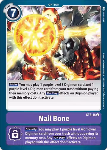 Nail Bone (ST6-16 U) — card price