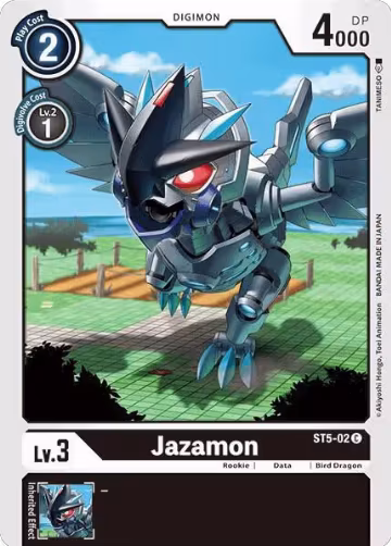 Jazamon (ST5-02 C), Starter Deck 05: Machine Black — Digimon card price