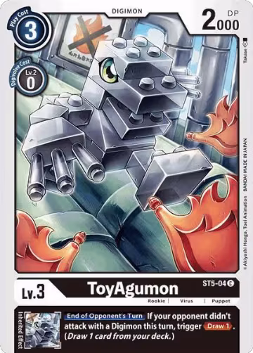 ToyAgumon (ST5-04 C), Starter Deck 05: Machine Black — Digimon card price