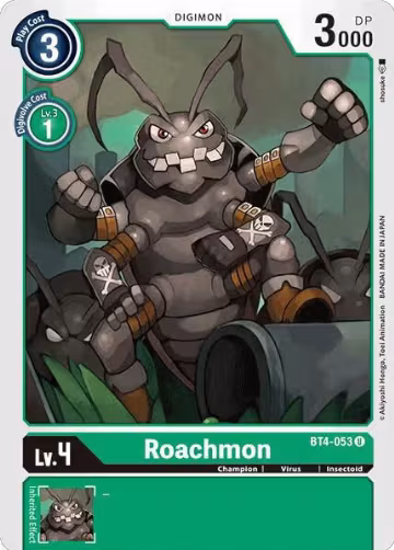 Roachmon (BT4-053 U), Great Legend — Digimon card price