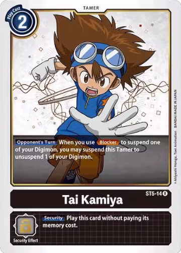 Tai Kamiya (ST5-14 R) — card price
