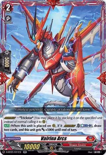 Vairina Arcs (D-BT01/011EN), D-BT01: Genesis of the Five Greats — Vanguard card price