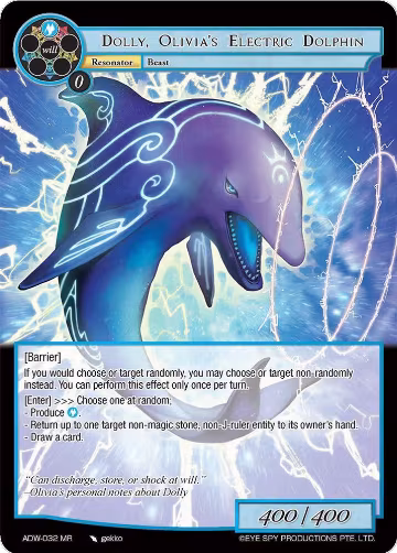 Dolly, Olivia's Electric Dolphin (ADW-032), Assault into the Demonic World — Force of Will card price