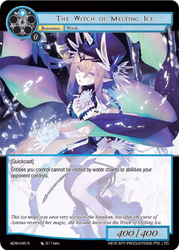 The Witch of Melting Ice (ADW-045), Assault into the Demonic World — Force of Will card price
