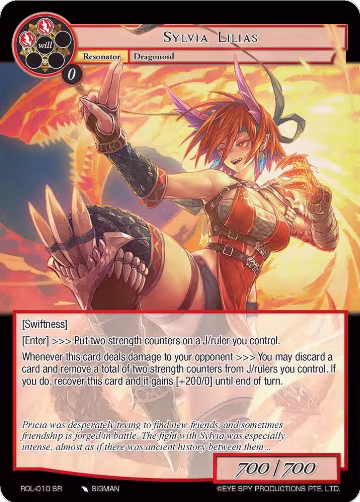 Sylvia Lilias (ROL-010), Rebirth of Legend — Force of Will card price