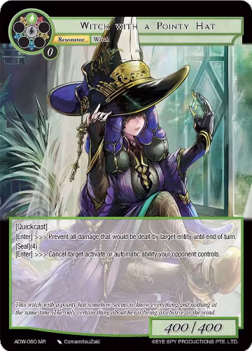 Witch With A Pointy Hat (ADW-060), Assault into the Demonic World — Force of Will card price