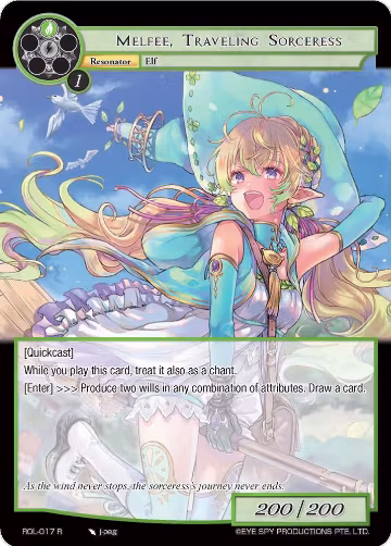 Melfee, Traveling Sorceress (ROL-017), Rebirth of Legend — Force of Will card price