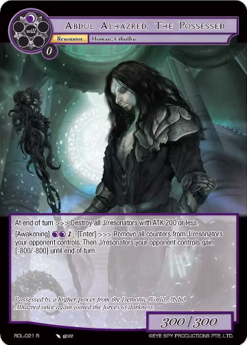 Abdul Alhazred, The Possessed (ROL-021), Rebirth of Legend — Force of Will card price