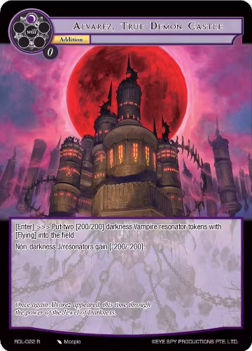 Alvarez, True Demon Castle (ROL-022), Rebirth of Legend — Force of Will card price