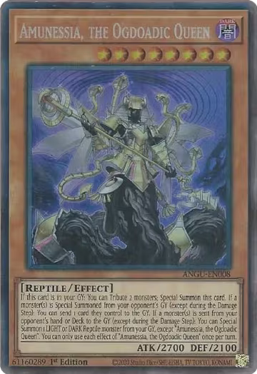 Amunessia, the Ogdoadic Queen (CR) (ANGU-EN008), Ancient Guardians — Yu-Gi-Oh! card price