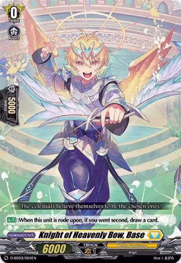 Knight of Heavenly Bow, Base (D-SD03/004EN), D-SD03: Tohya Ebata -Apex Ruler- — Vanguard card price