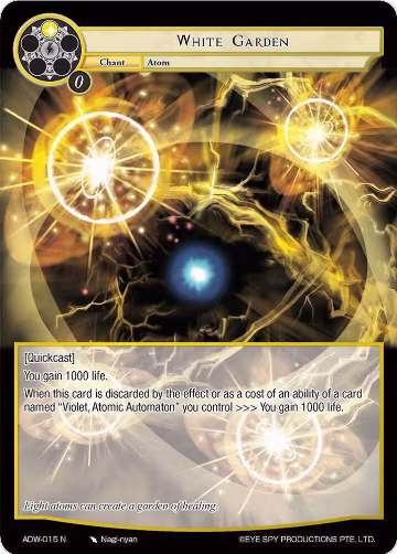 White Garden (ADW-015), Assault into the Demonic World — Force of Will card price