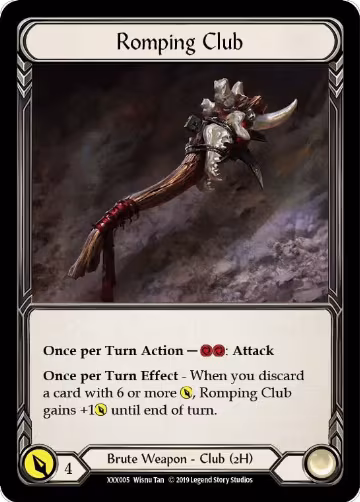 Anothos // Romping Club (XXX005 // XXX006), Flesh and Blood: Promo Cards — Flesh & Blood card price