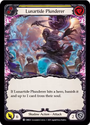 Lunartide Plunderer (Yellow) (CHN023), Blitz Deck: Monarch - Chane — Flesh & Blood card price