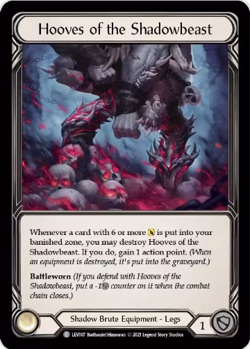 Hooves of the Shadowbeast (LEV007), Blitz Deck: Monarch - Levia — Flesh & Blood card price
