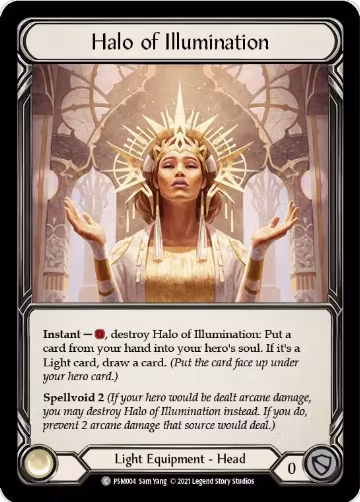 Halo of Illumination (PSM004), Blitz Deck: Monarch - Prism — Flesh & Blood card price