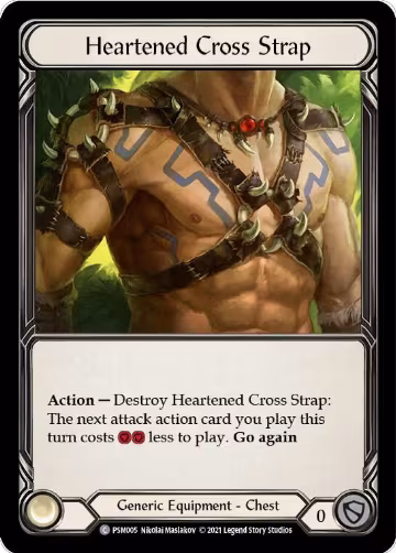 Heartened Cross Strap (PSM005), Blitz Deck: Monarch - Prism — Flesh & Blood card price