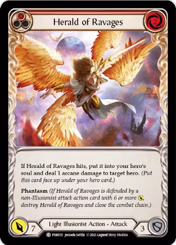 Herald of Ravages (Red) (PSM010) — card price