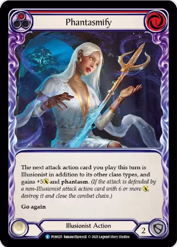 Phantasmify (Red) (PSM025), Blitz Deck: Monarch - Prism — Flesh & Blood card price