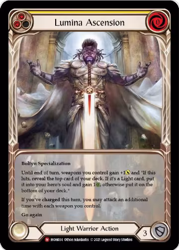 Lumina Ascension (Extended Art) (MON034) — card price