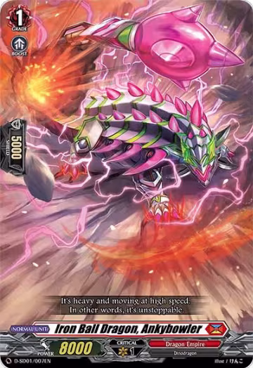 Iron Ball Dragon, Ankybowler (D-SD01/007EN), D-SD01: Yu-yu Kondo -Holy Dragon- — Vanguard card price