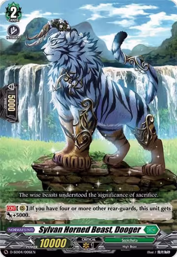 Sylvan Horned Beast, Dooger (D-SD04/006EN), D-SD04: Megumi Okura -Sylvan King- — Vanguard card price