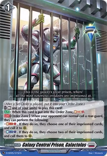 Galaxy Central Prison, Galactolus (D-SD05/015EN), D-SD05: Tomari Seto -Aurora Valkyrie- — Vanguard card price