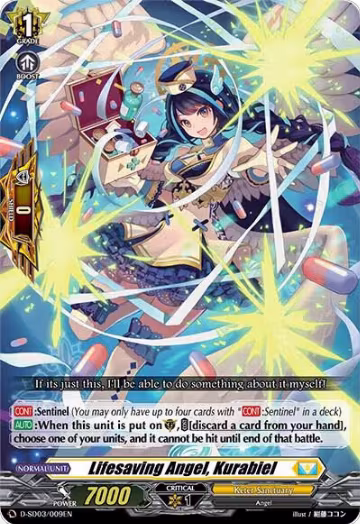 Lifesaving Angel, Kurabiel (D-SD03/009EN) — card price
