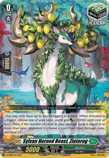 Sylvan Horned Beast, Zlatorog (D-SD04/014EN) — card price