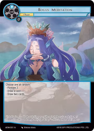 Bogus Meditation (ADW-031), Assault into the Demonic World — Force of Will card price